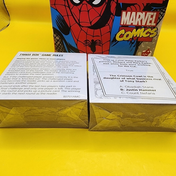 Marvel Comics Trivia Card Game - Opened, New - Picture 5 of 7